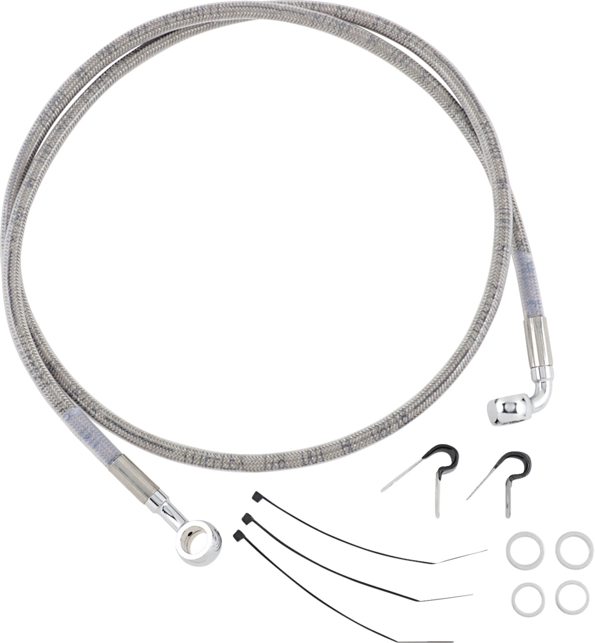 Drag Specialties Stainless Steel Brake Line Kit