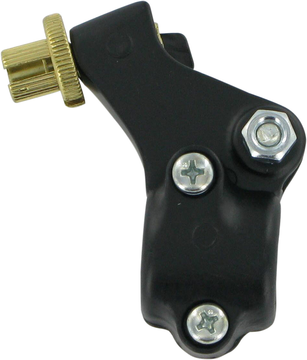 PARTS UNLIMITED Two-Piece Black Lever Holder