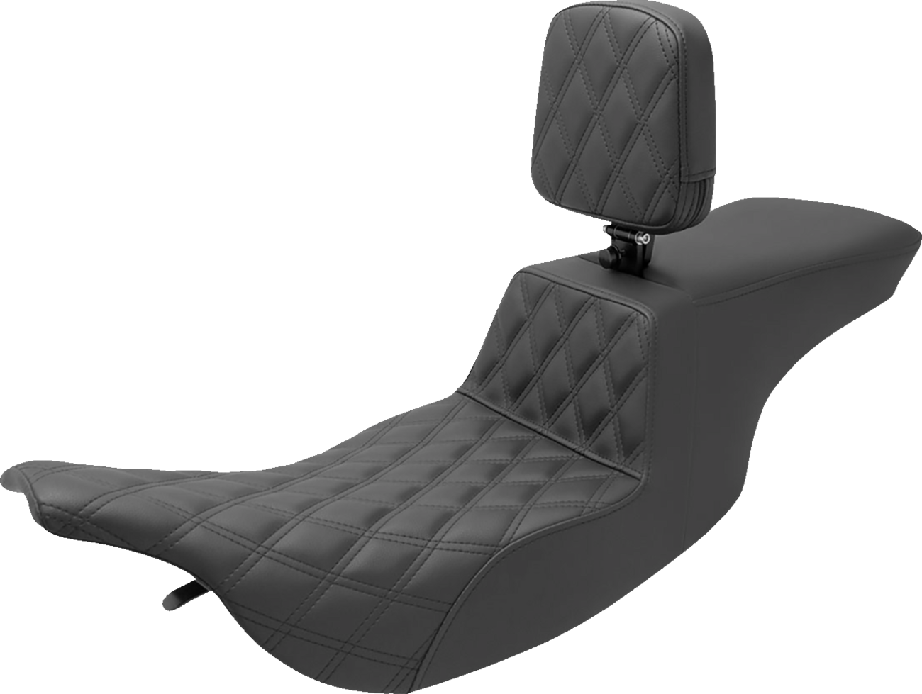 Saddlemen Tour Step-Up LS Lattice Stitch Seat For Harley Touring 1997-2007