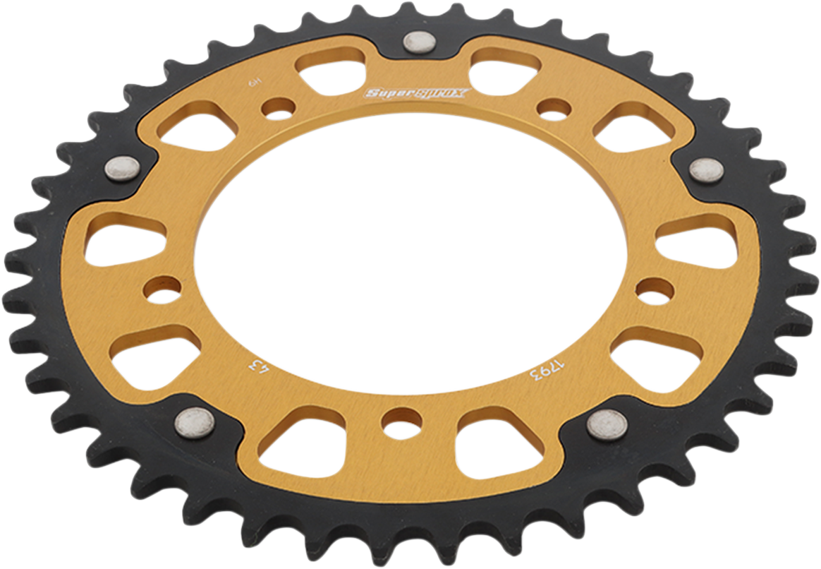 Supersprox Stealth Rear Sprocket - 43 Tooth - Gold - Suzuki/Triumph 43T
