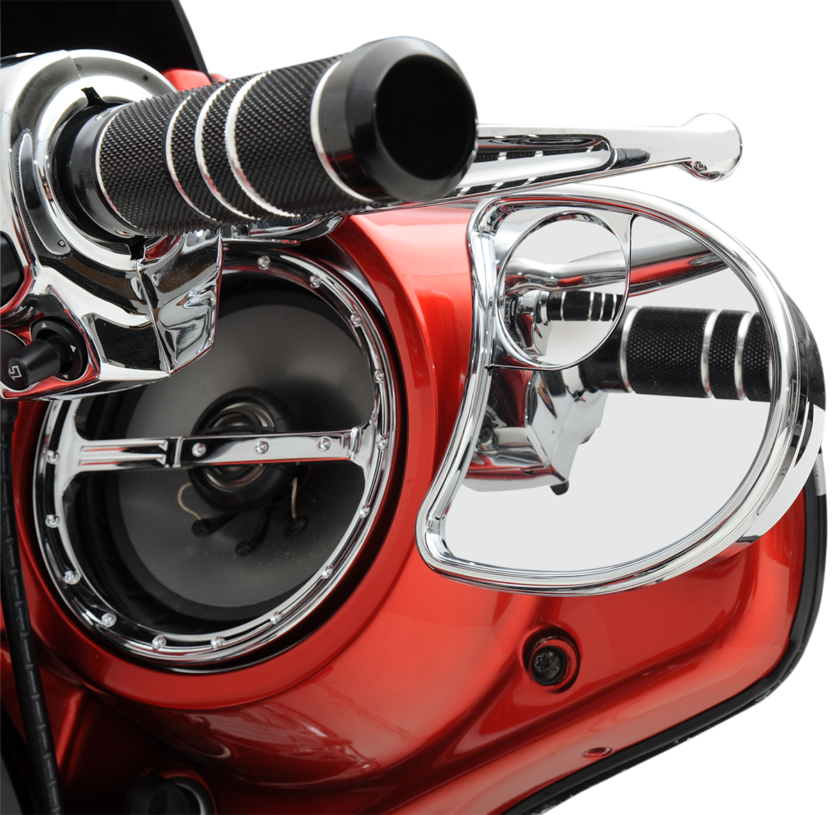 Drag Specialties Batwing Fairing Mirrors For Harley Touring 2014-2025