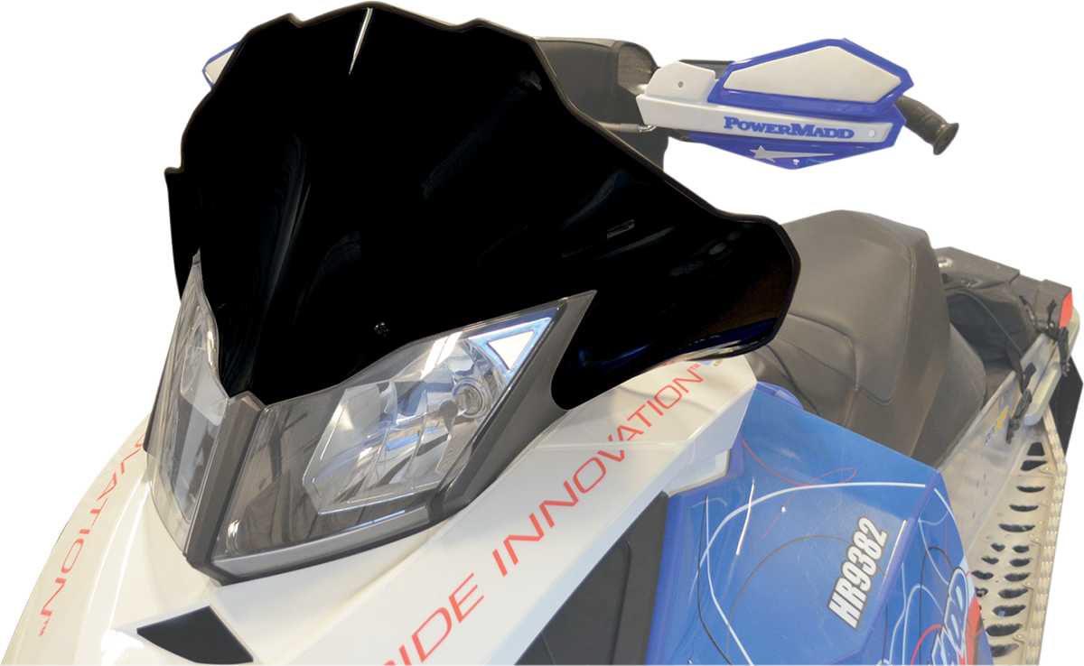 Powermadd Windshield - 12" - Low - Black - Ski Doo Ski-Doo