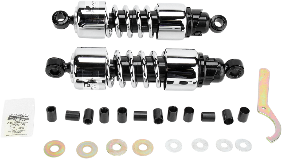 Progressive 412 Series Cruiser Shocks Honda / Kawasaki / Suzuki / Yamaha 1983-2009