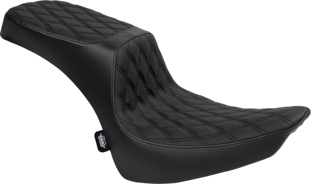 Drag Specialties Predator III 2-Up Seat For Harley Softail 2000-2017
