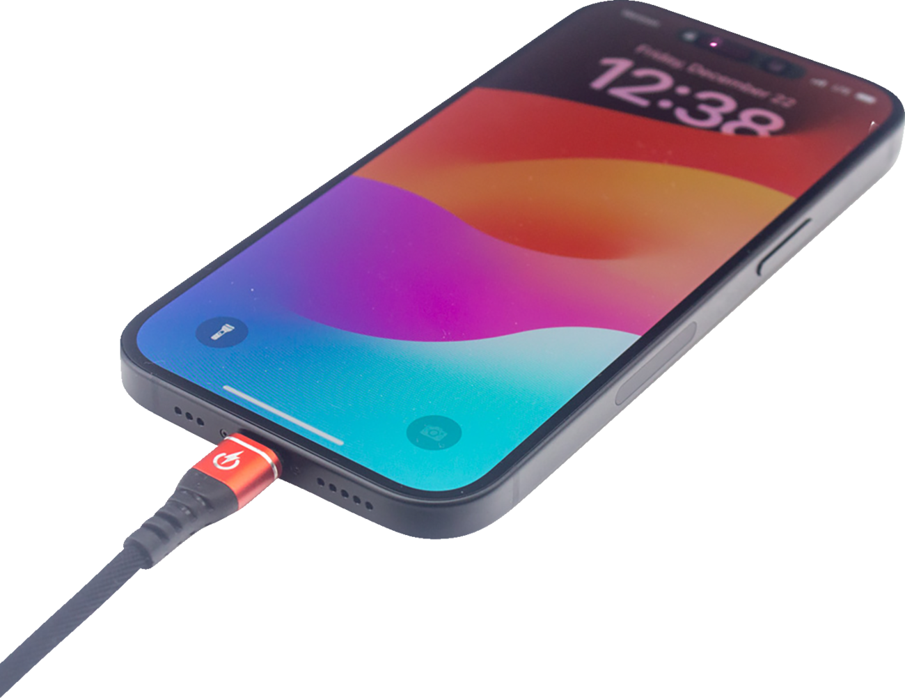 RidePower Male USB-C To Lightning Phone Charging Cable
