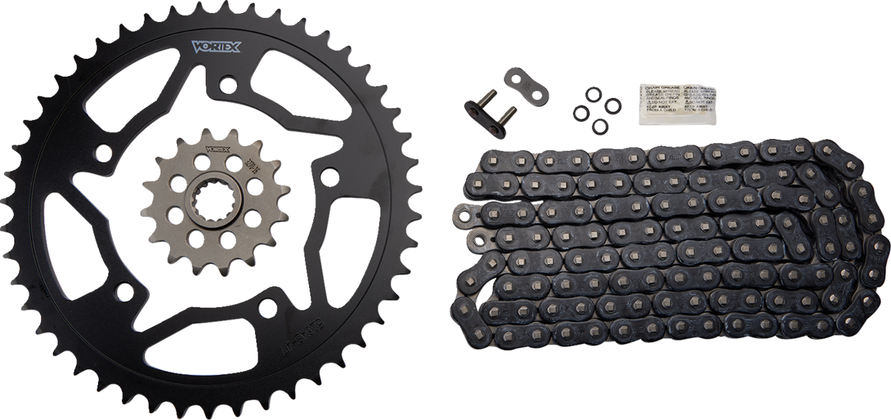Vortex V3 HFR Quick Accel Chain And Sprocket Kit Suzuki GSXR 750 2006-2010