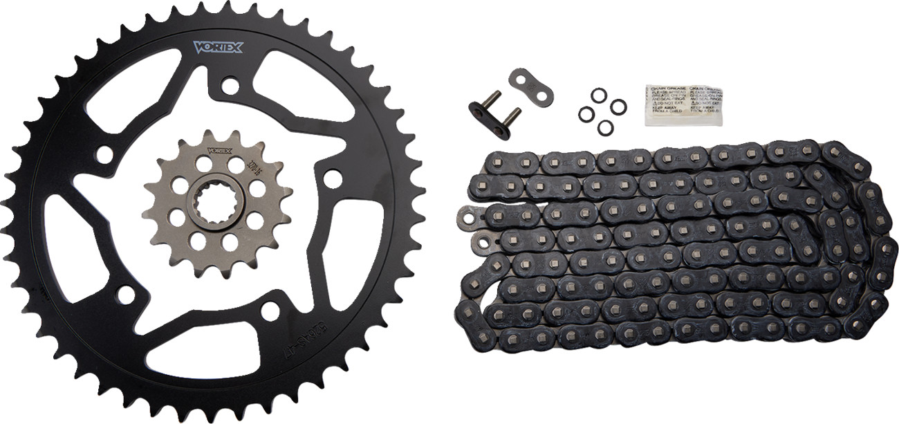 Vortex V3 HFR Quick Accel Chain And Sprocket Kit Suzuki GSXR 750 2006-2010