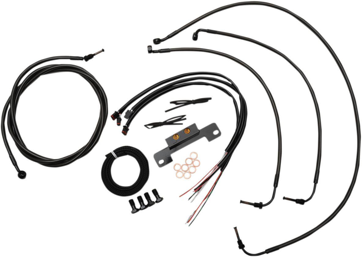 LA Choppers Handlebar Cable Brake Line And Wire Kit For Harley Touring 2017-2020