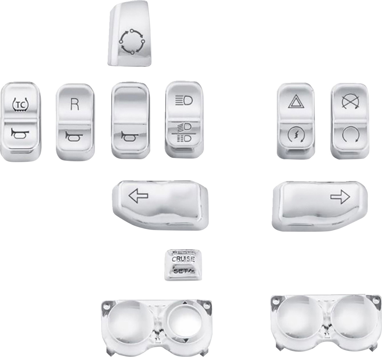 Drag Specialties Switch Cap Kit