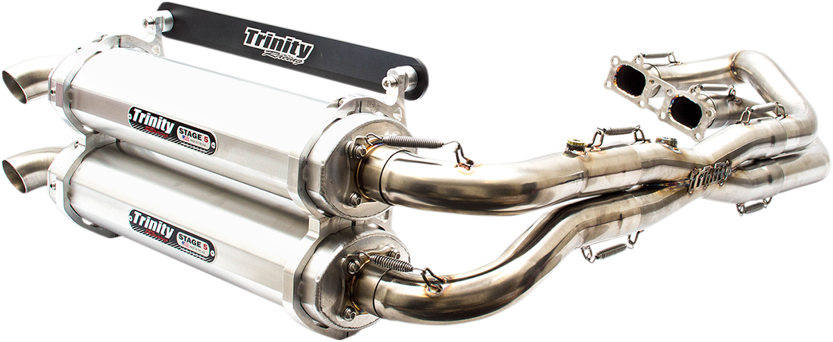 Trinity Racing 2-2 Stage 5 UTV Exhaust for 14-18 Polaris RZR XP 1000 4x4