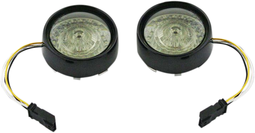 Custom Dynamics ProBEAM Front Bullet LED Turn Signal Inserts For Harley CVO 2016-2023
