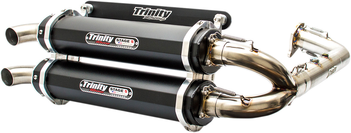 Trinity Racing Stage 5 Exhaust System Polaris RZR Turbo / Turbo S 2016-2021