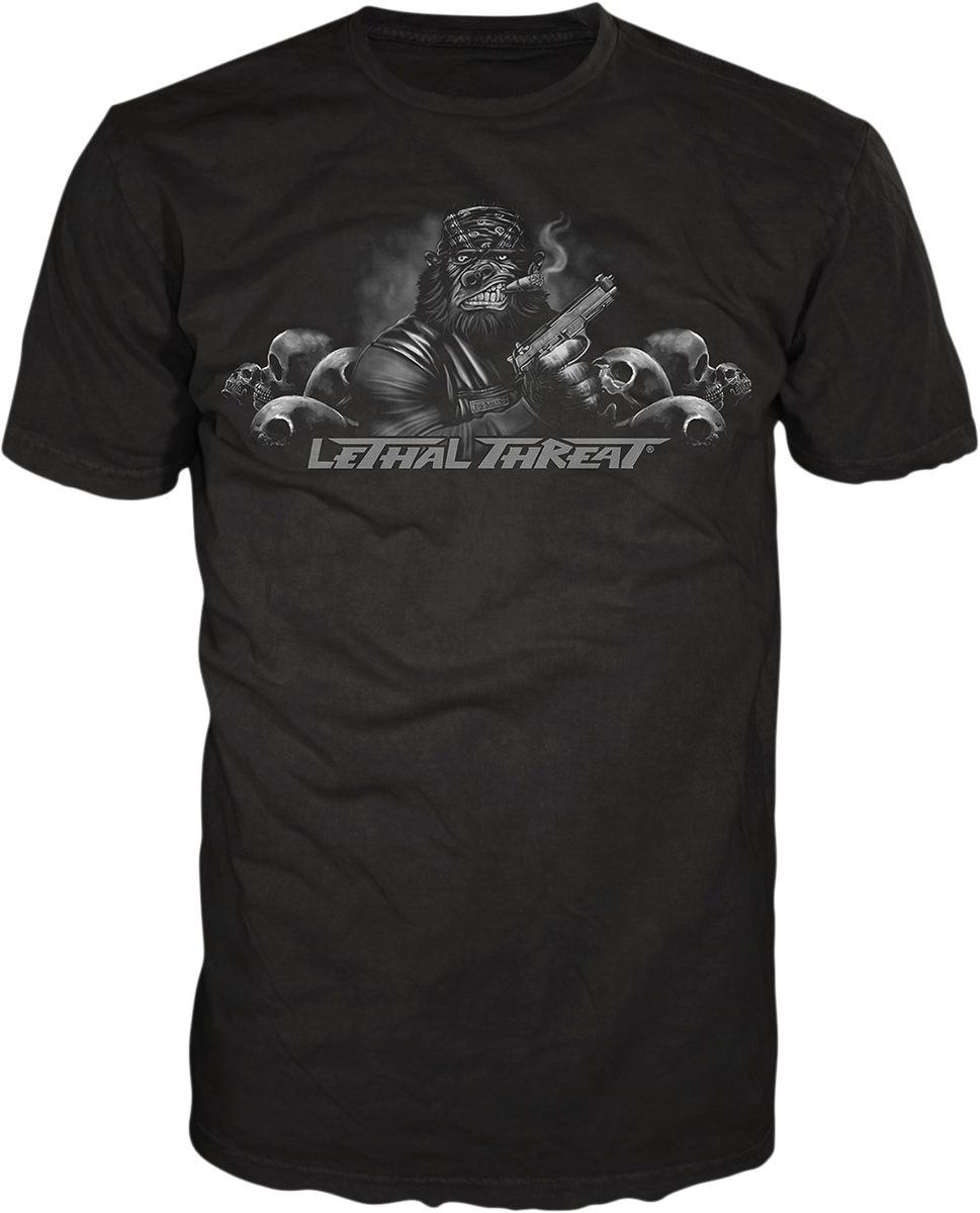 LETHAL THREAT Pistol Packing Gorilla T-Shirt