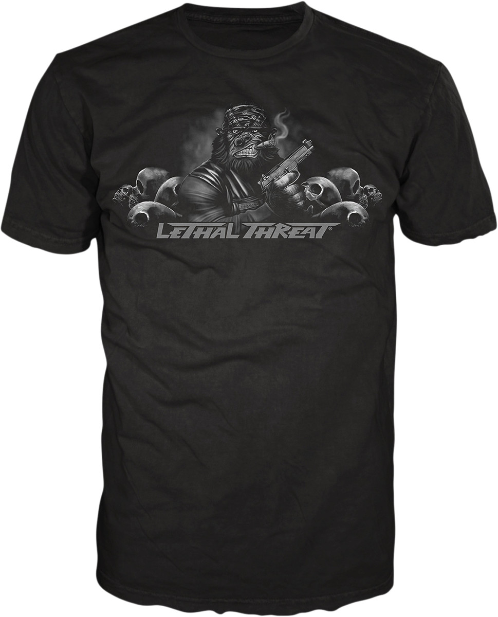 LETHAL THREAT Pistol Packing Gorilla T-Shirt