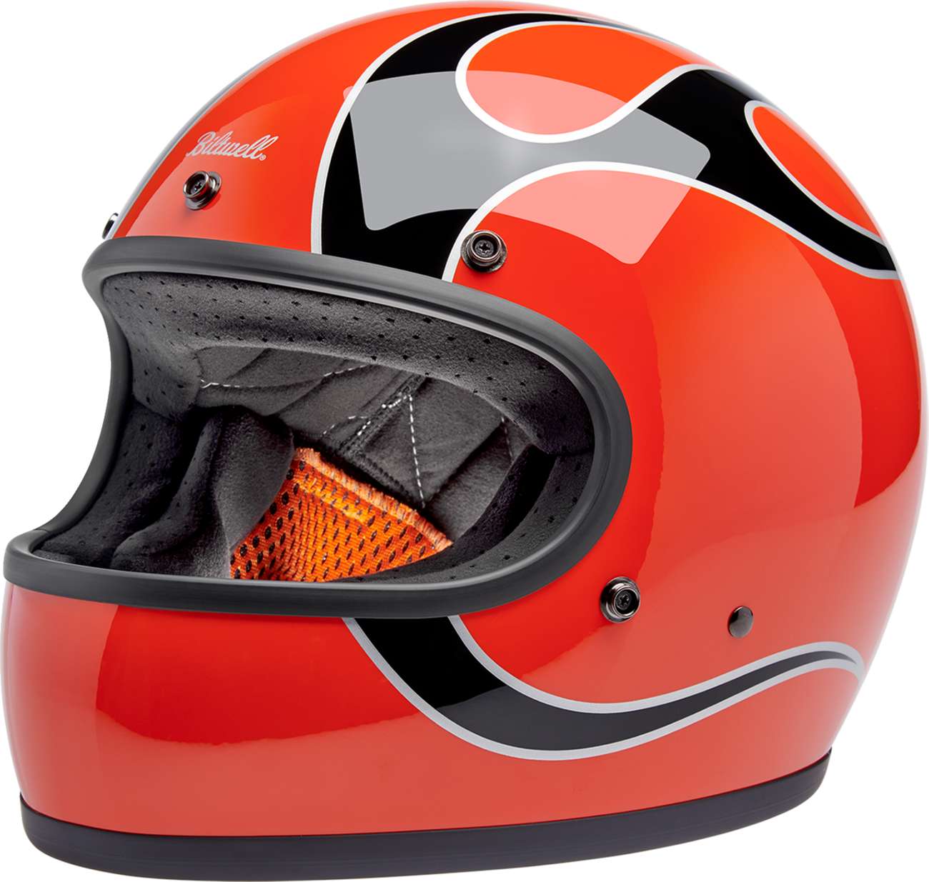 Biltwell Gringo Flames Helmet
