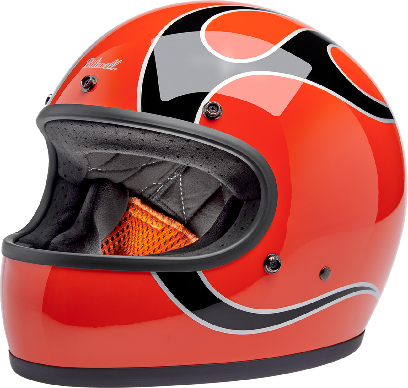 BILTWELL Gringo Flames Helmet