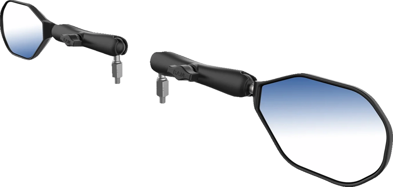 Tough-Mirror™ Kit with M10-1.25 Bases/M10-1.5 Adapters - Long Arm