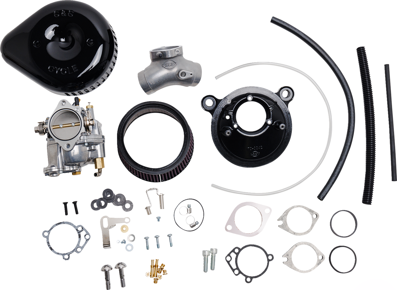 S&S CYCLE Super G Carburetor with Stealth Air Cleaner Kit