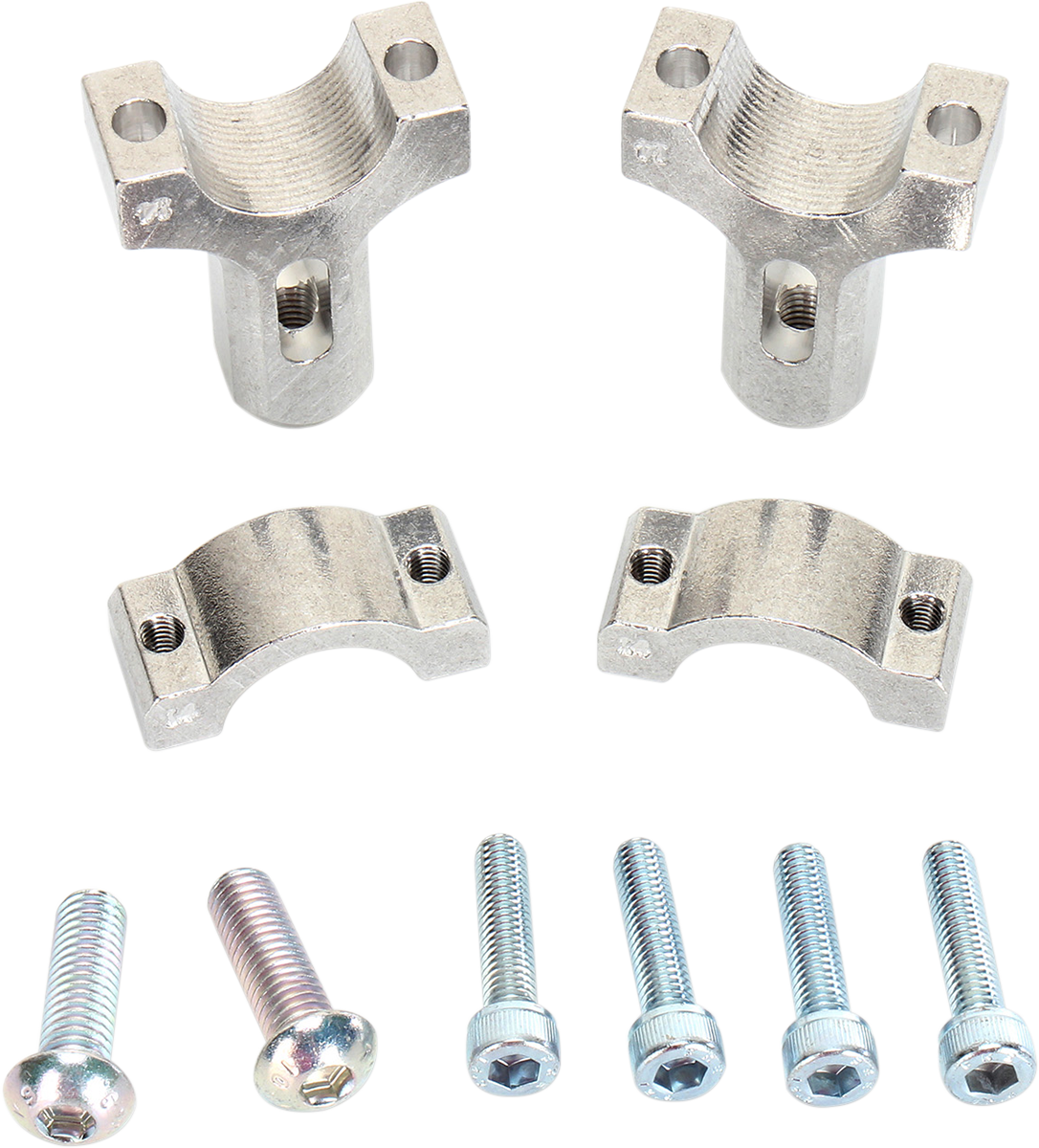 Moose offroad 1-1/8" Mount Clamps for Aluminum Handguards - Silver