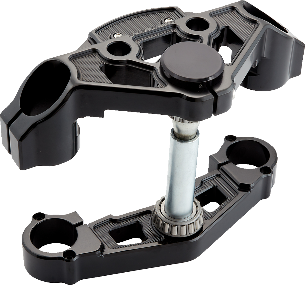 Arlen ness Triple Tree - Black - + 2" Harley Davidson