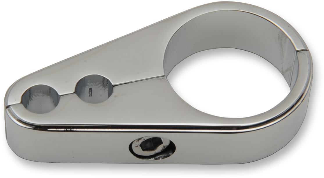 Drag specialties Die-Cast Cable Clamp - Dual Throttle - 1" Frame