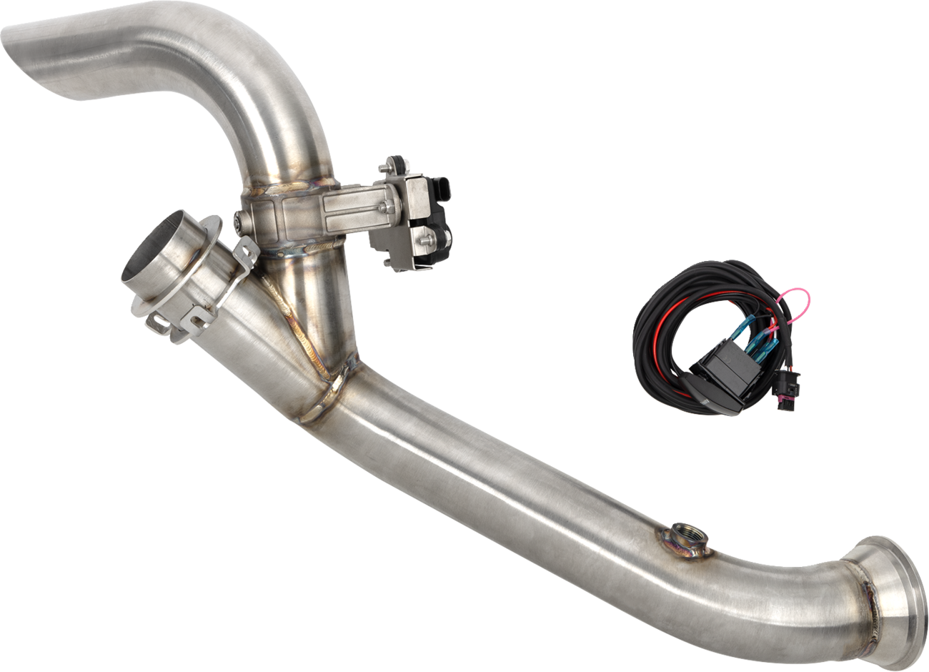 Trinity Racing Sidepiece Valved Header Can-Am Maverick R 2024-2025