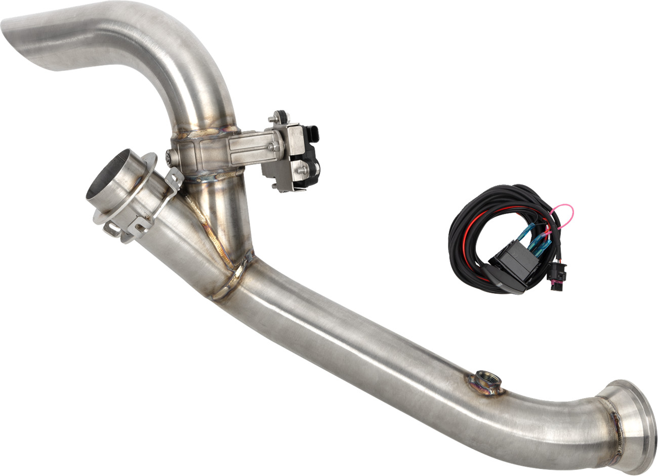 Trinity Racing Sidepiece Valved Header Can-Am Maverick R 2024-2026