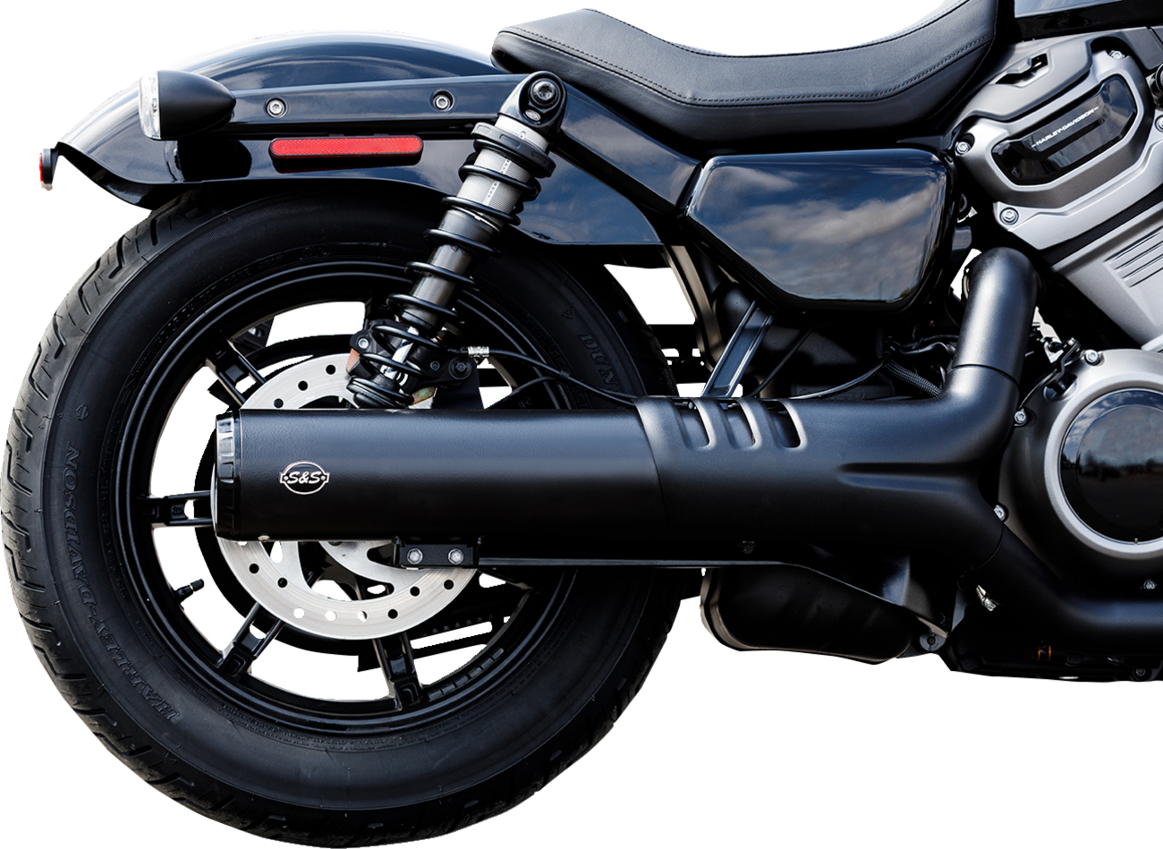S&s cycle 4-1/2" Grand National Slip-On Muffler - Black 2022-2022 Harley Davidson RH975 Nightster