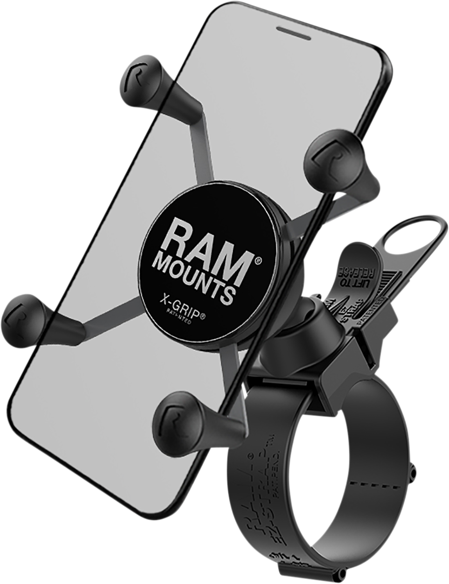 RAM MOUNTS X-Grip® Phone Mount with EZ-Strap™ Rail Mount