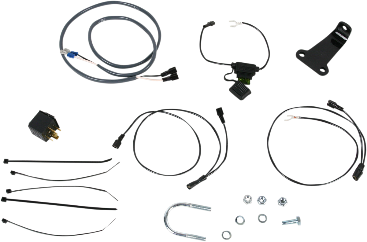 RIVCO PRODUCTS Magnum Electric Horn Hardware Kit — Black