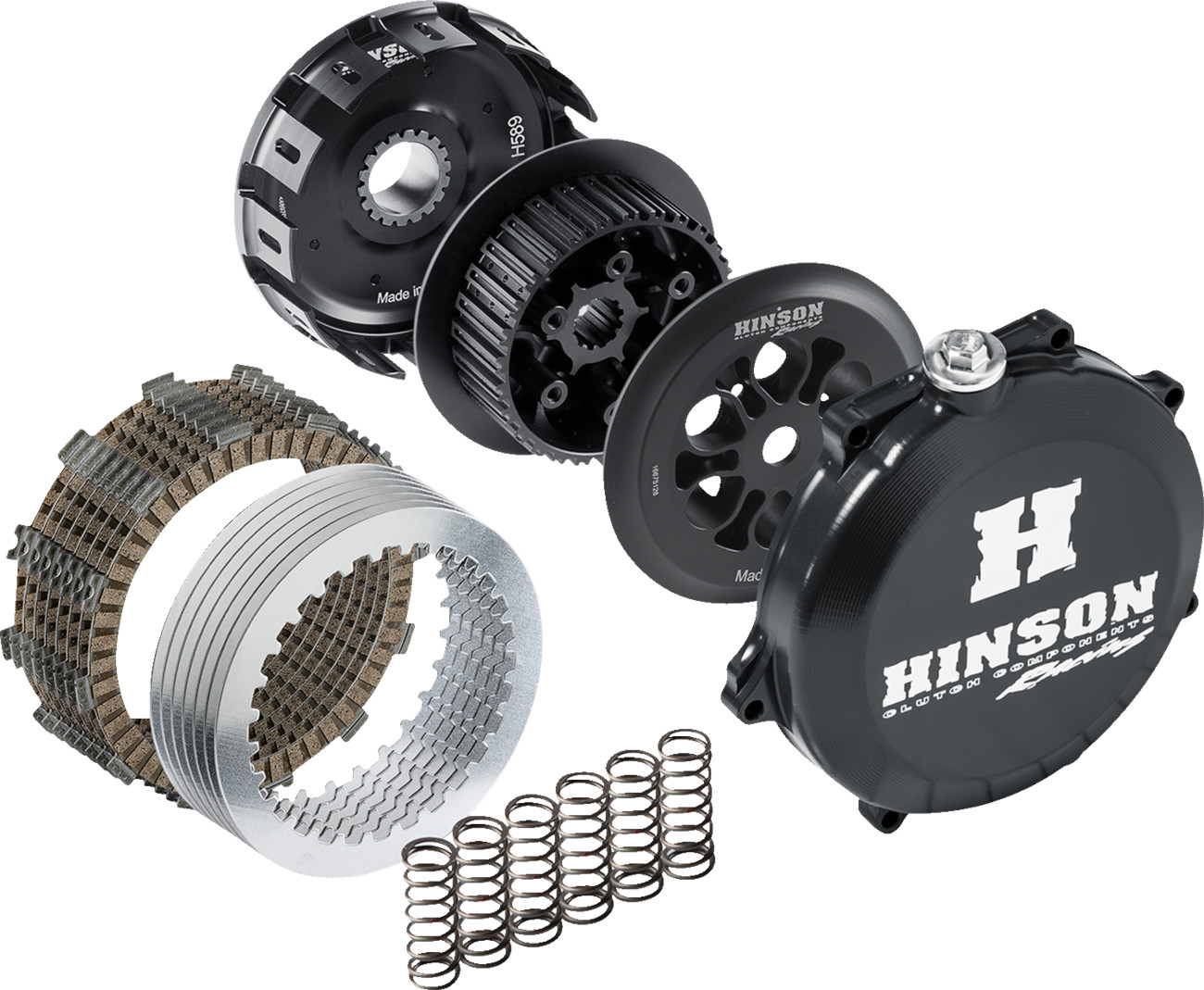 Hinson Complete Billetproof Conventional Clutch Kit Honda CRF250R 2022