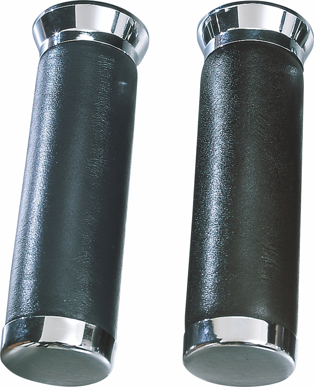 Parts unlimited Leather-Covered Grips - Black 1986-2000 Honda GL1500 Gold Wing / 1983-1988 Honda GL1200 Gold Wing