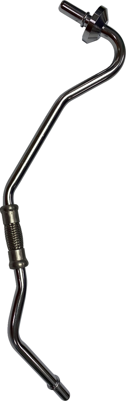 Drag Specialties Chrome Oil Line