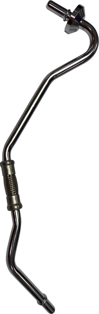Drag Specialties Chrome Oil Line