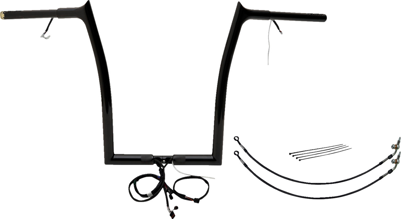 FAT BAGGERS INC. EZ Install Wired 1-1/4" Pointed Top Handlebar Kit