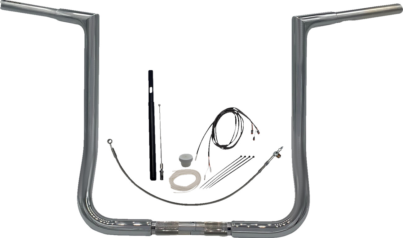 FAT BAGGERS INC. 1-1/4" EZ Install Flat Top Handlebar Kit