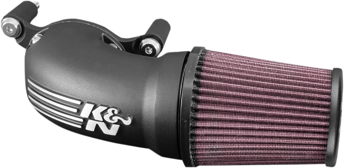 K & n Aircharger® Intake System with Cast Aluminum Intake Tube - Satin Black Harley Davidson