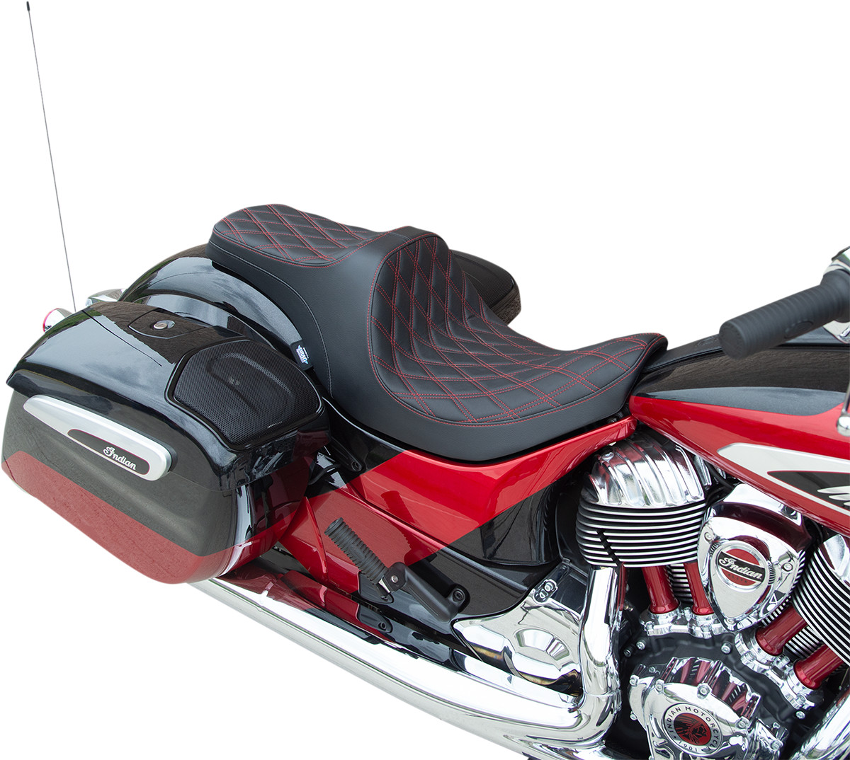 Drag Specialties Predator III Seat For Indian Touring 2014-2026