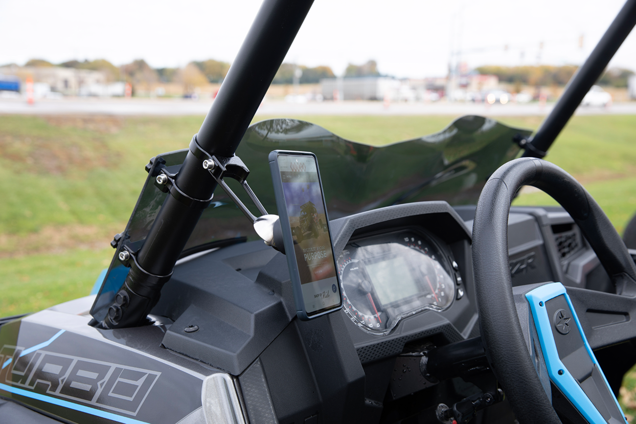 Klock Werks iOmount Offset Roll Cage Phone Mount