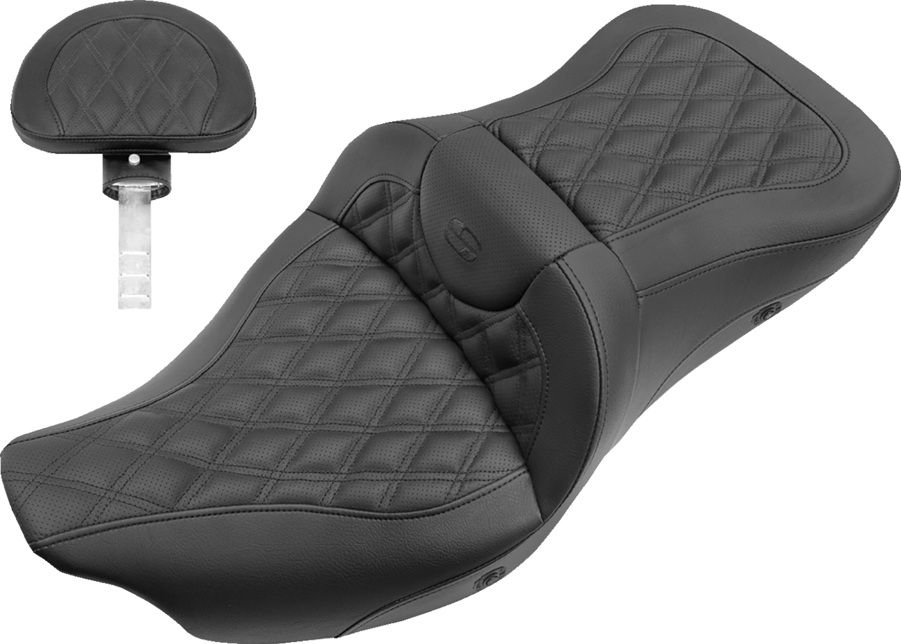SADDLEMEN Heated Roadsofa™ Lattice Stitched Seat