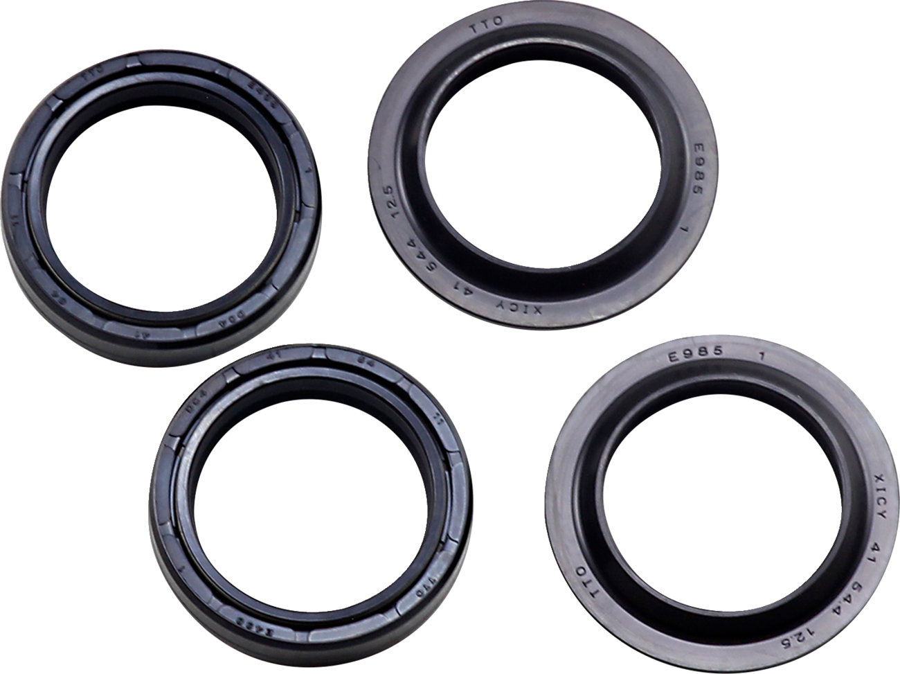 Drag specialties Fork Seal/Dust Wiper Kit - 41 mm x 54 mm x 11 mm | 41 mm x 54.4 mm x 12 mm Harley Davidson/Buell