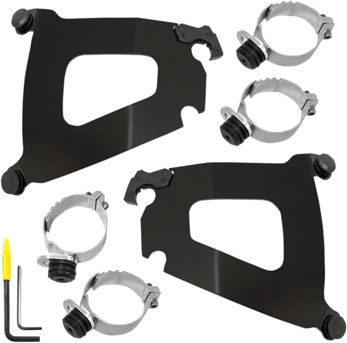 Memphis Shades Bullet Fairing Trigger-Lock Mount Kit Honda VTX1800 2002-2008