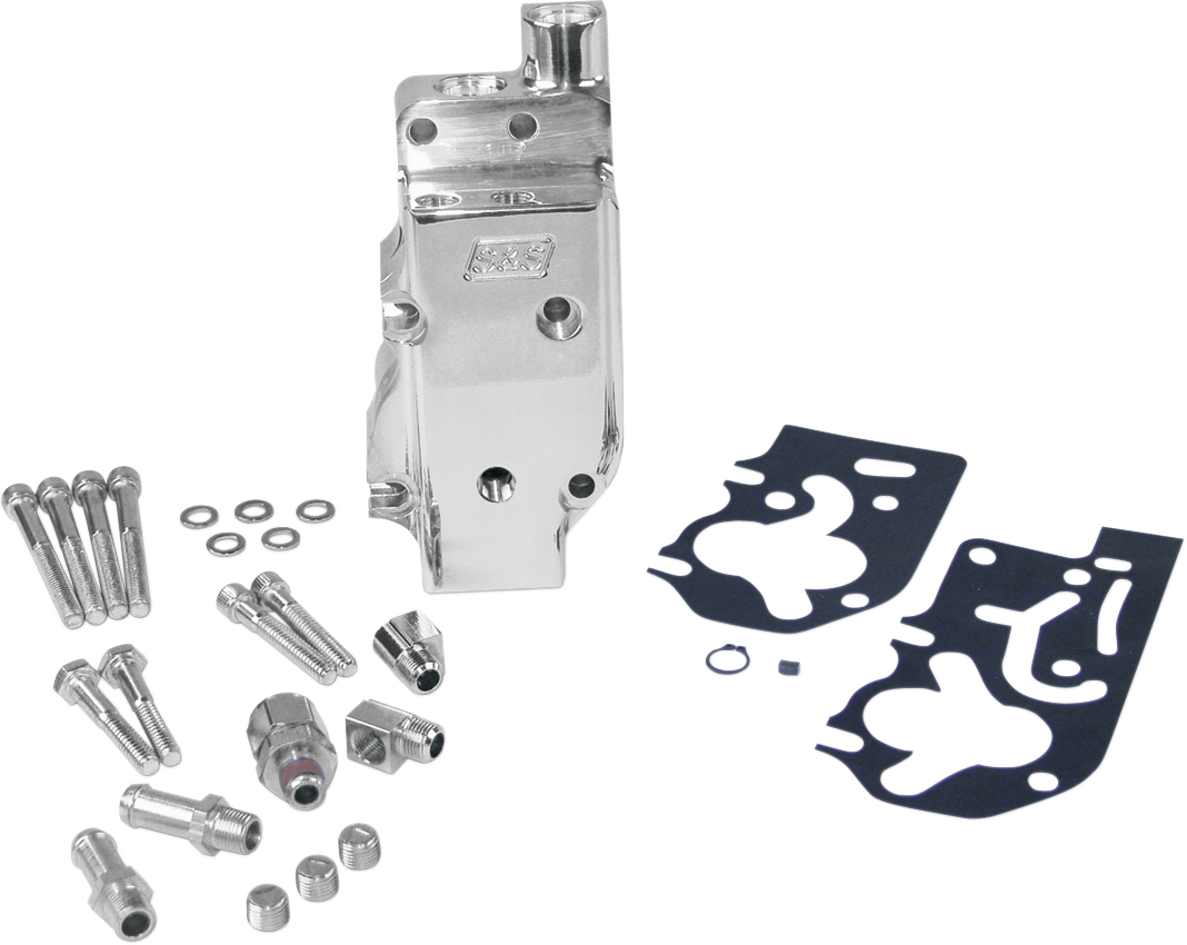 S&S CYCLE High Volume/High Pressure (HVHP) Polished Billet Oil Pump