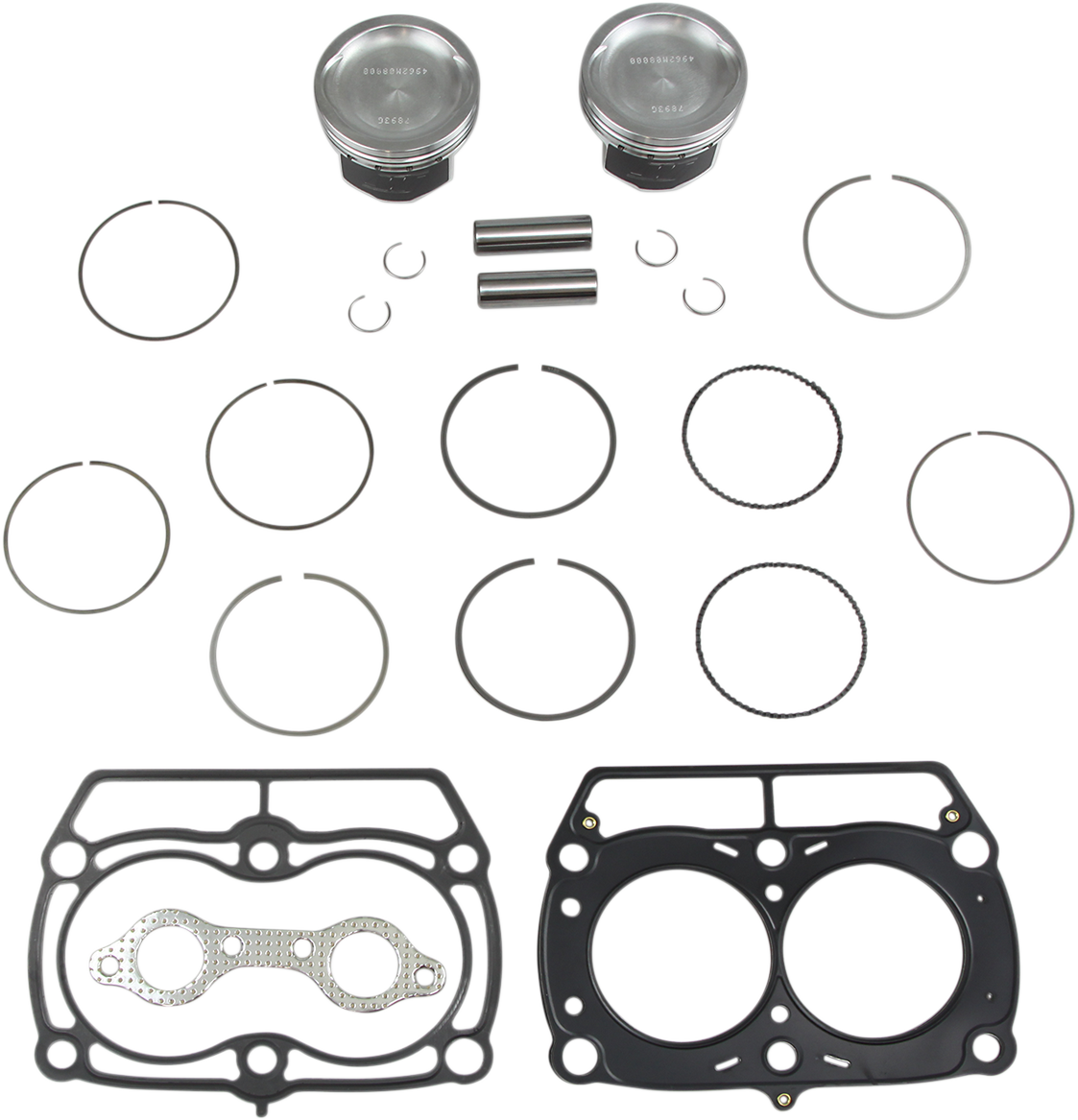 High-Performance Piston Kit with Gaskets for 4-Stroke