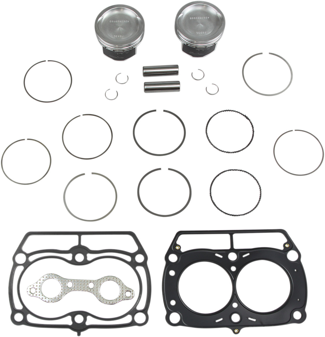 High-Performance Piston Kit with Gaskets for 4-Stroke