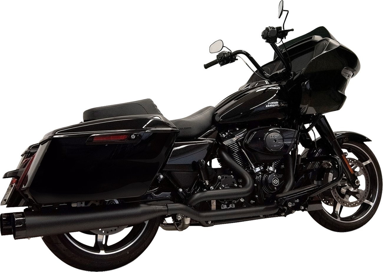 BASSANI XHAUST 4-1/2" Straight Can Slip-On Mufflers