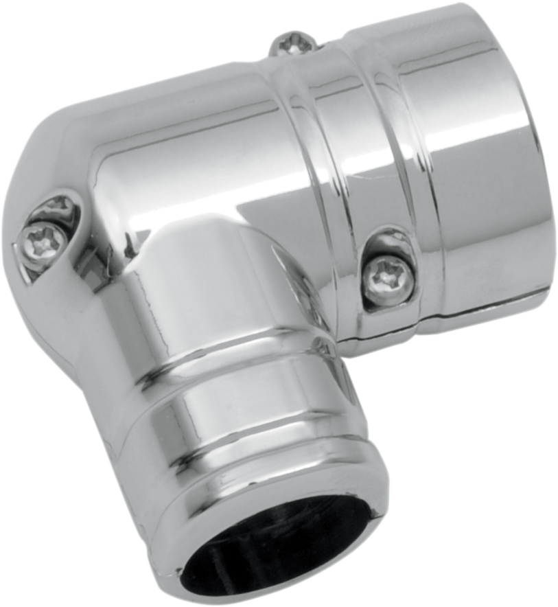 Drag specialties EFI Fuel Line Fitting Cover - Chrome Harley Davidson