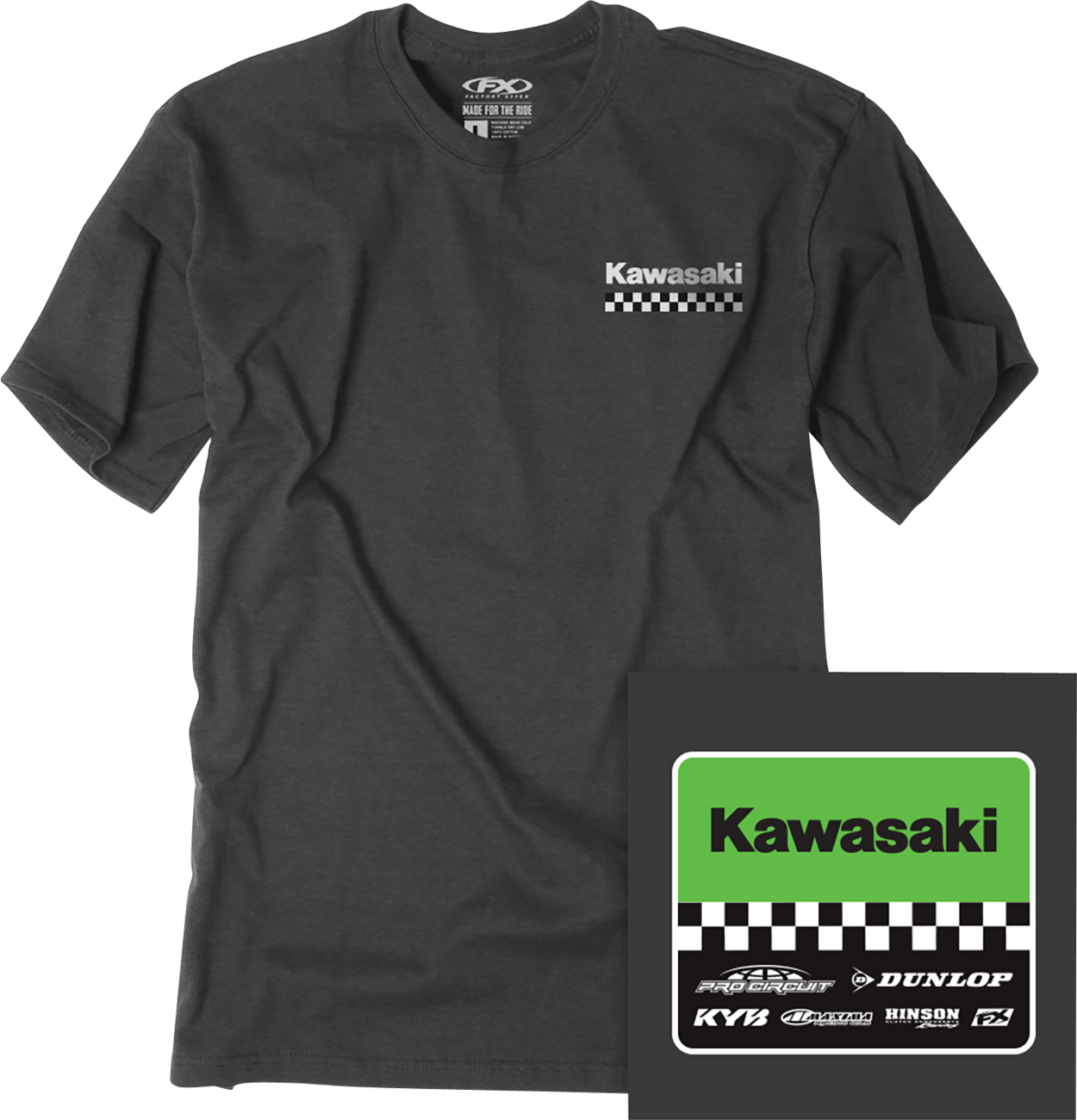 Factory Effex Kawasaki Starting Line Youth T-Shirt
