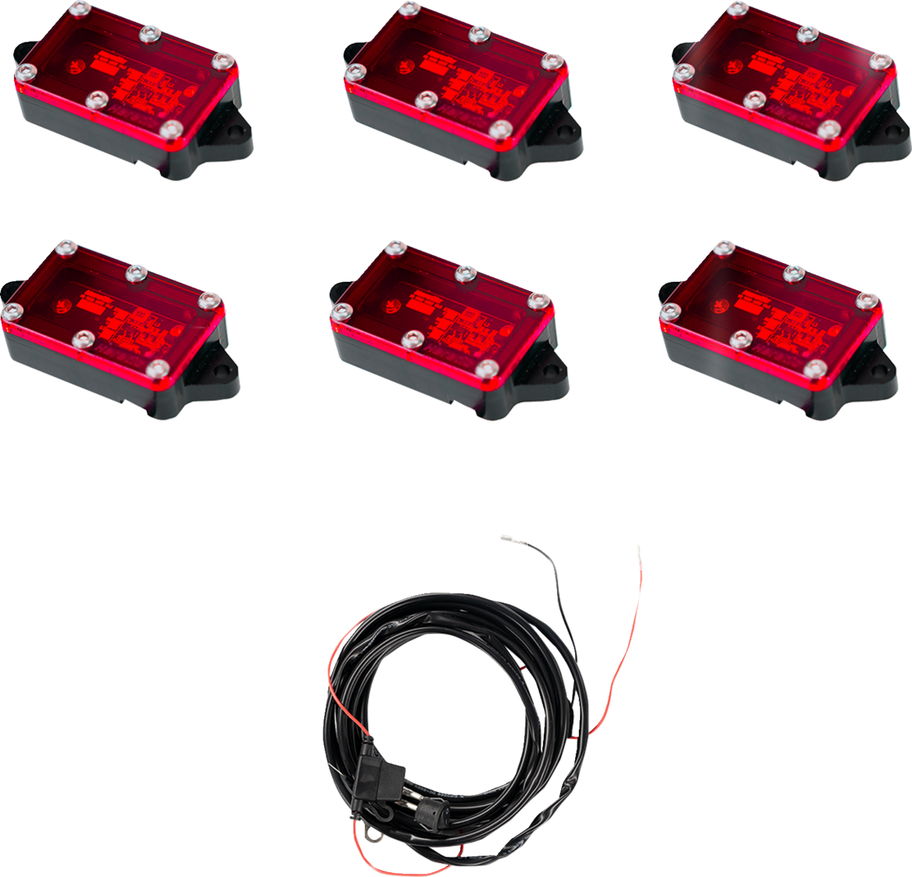 Heretic Rock Light - Red - 6 Pack