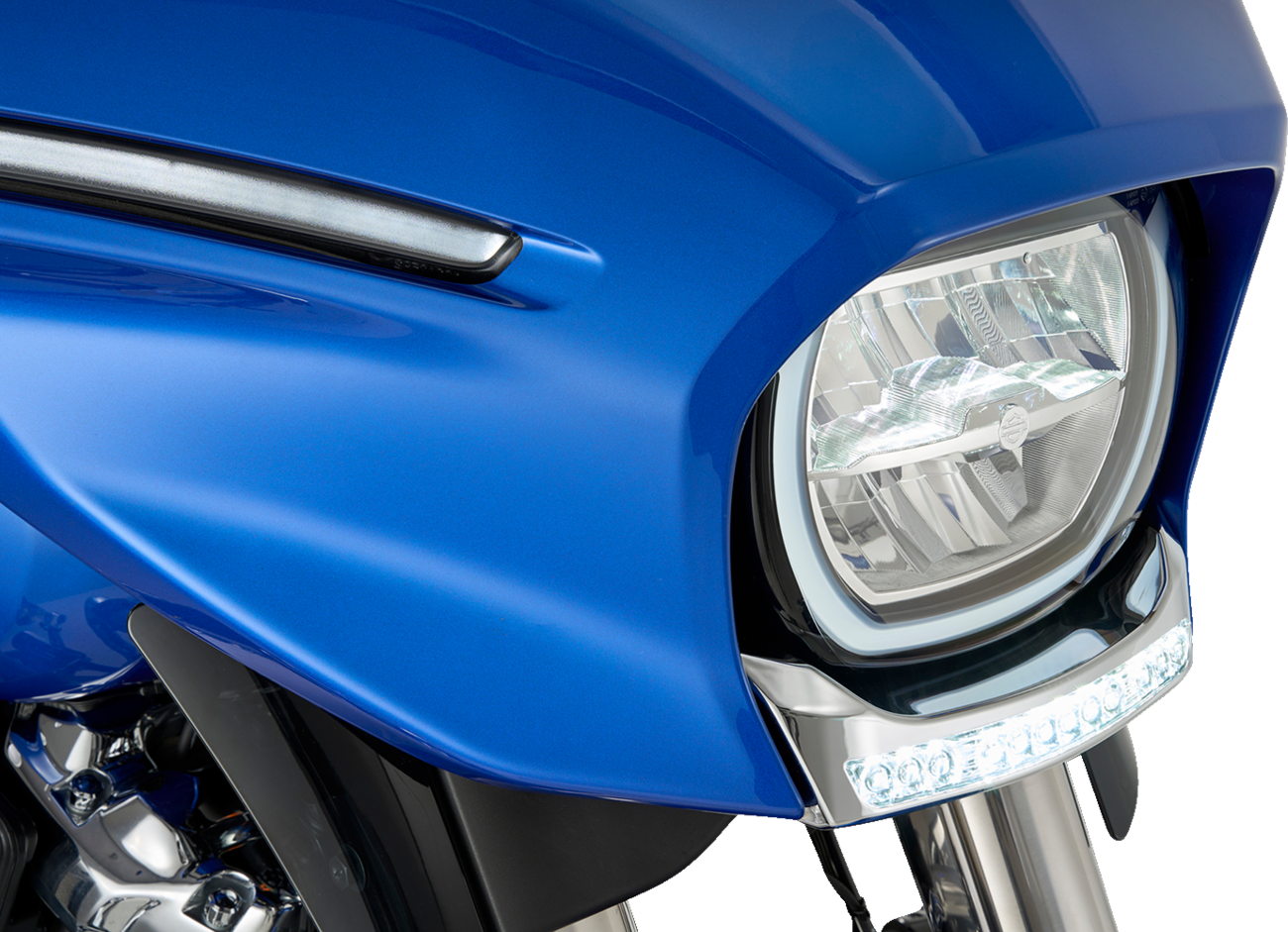 Ciro GOAT-E Fairing Light - Chrome - FLHX 2024-2025 Harley Davidson FLHX Street Glide / 2025-2025 Harley Davidson FLHXU Street Glide Ultra / 2023-2025 Harley Davidson FLHXSE CVO Street Glide